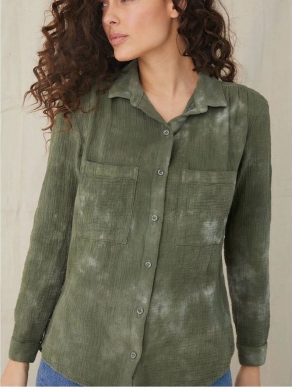 Anthropologie button down shirt